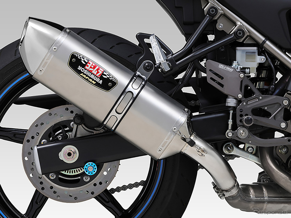 スズキ・SV650/X用・Slip-On R-77Jサイクロン EXPORT SPEC 政府認証《写真提供 ヨシムラジャパン》