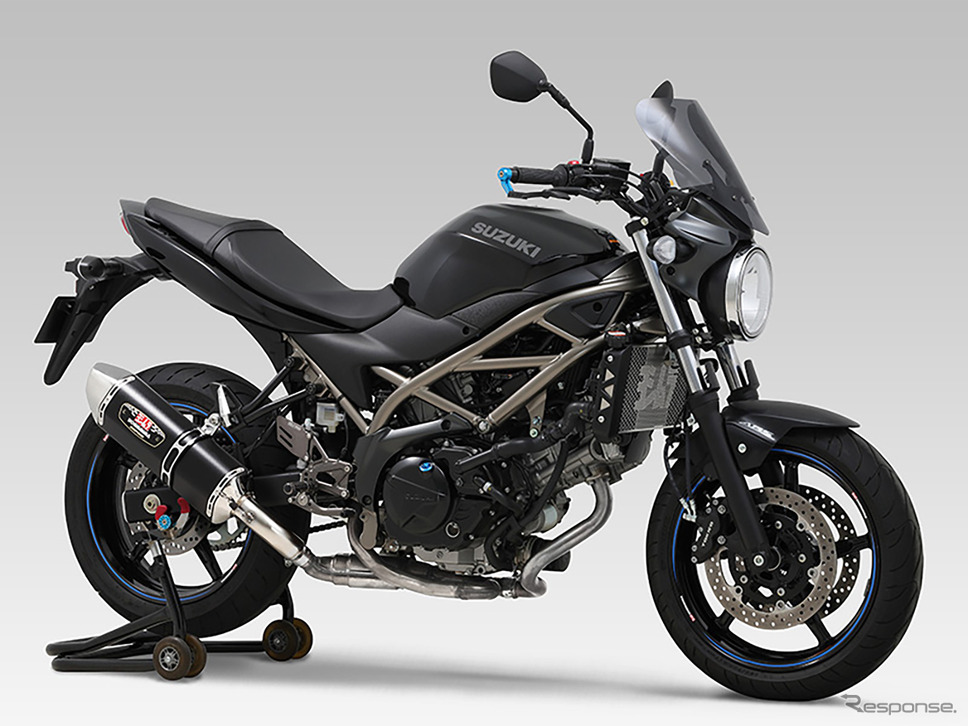 スズキ・SV650/X用・Slip-On R-77Jサイクロン EXPORT SPEC 政府認証《写真提供 ヨシムラジャパン》