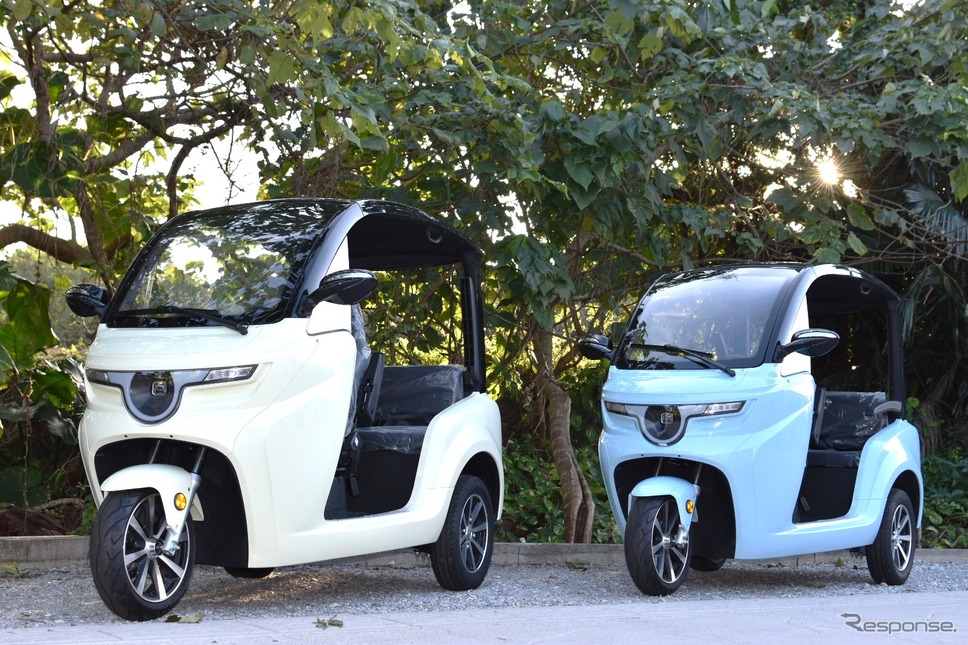 電動トゥクトゥク「Emobi」《写真提供 沖縄フルーツランド》