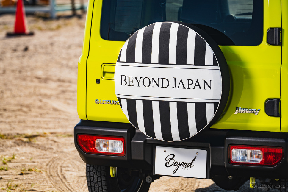 簡単装着で手軽なカスタマイズ、BeyondJAPANから『ジムニー/ジムニーシエラ』専用スペアタイヤカバーが発売《写真提供 ラスター》