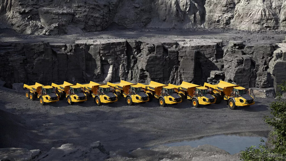 ボルボの新世代アーティキュレート式ダンプトラック《photo by Volvo》