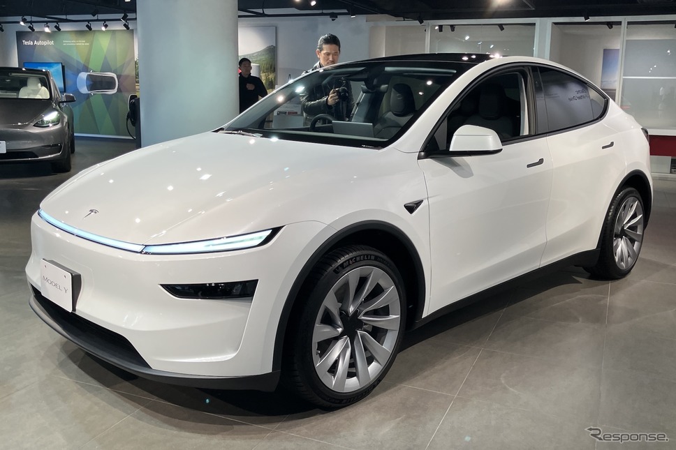 テスラ・モデルY 改良新型《写真撮影 高木啓》