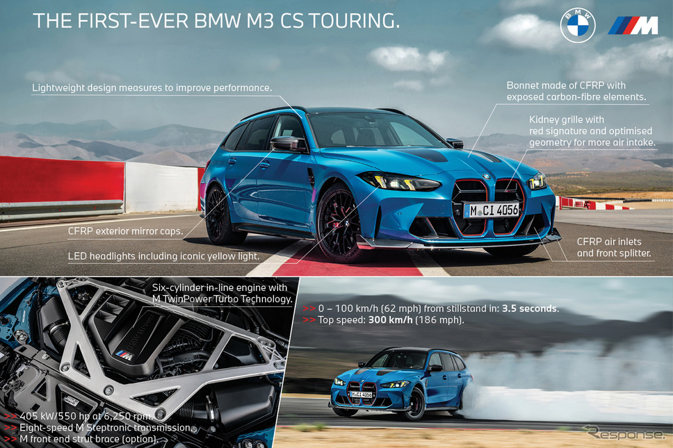 BMW M3 CSツーリング《photo by BMW》