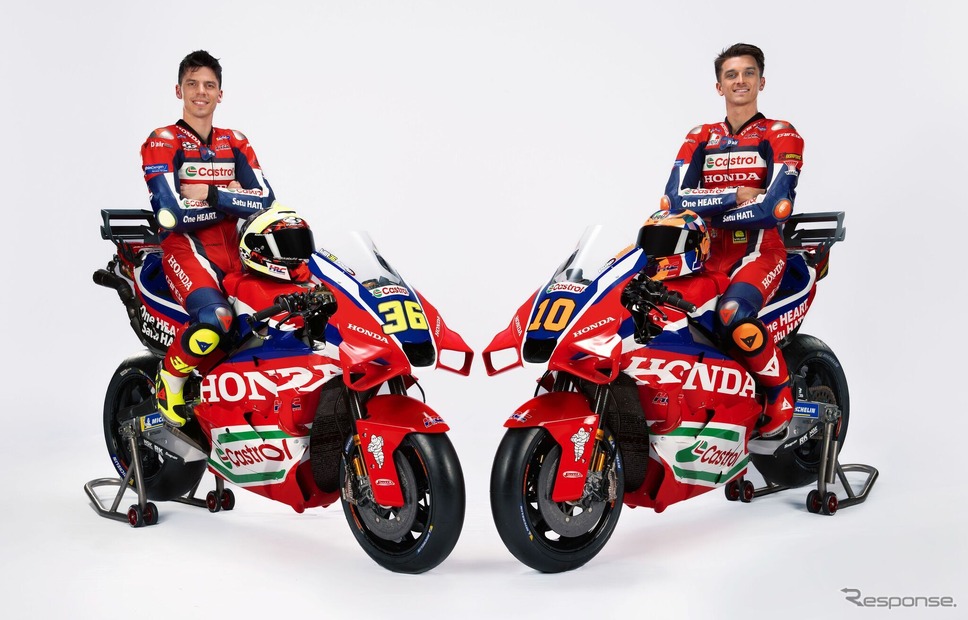 ジョアン・ミル選手とルカ・マリーニ選手《写真提供 ホンダ》