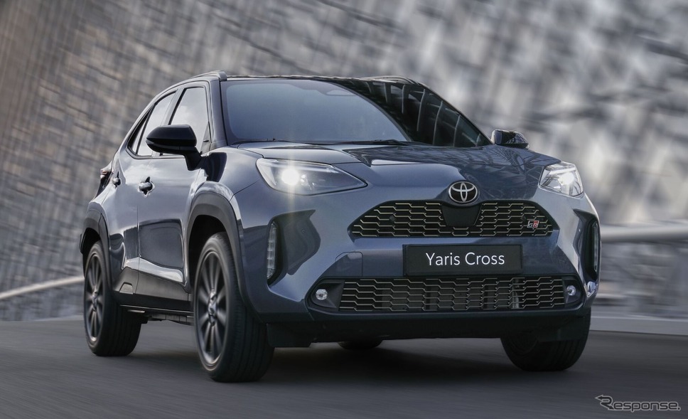 トヨタ・ヤリスクロスの「GRスポーツ」の2025年モデル(欧州仕様)《photo by Toyota》