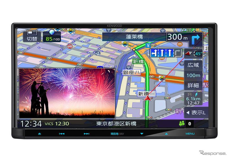 ケンウッド“彩速ナビ”2025年モデル・TYPE Lシリーズ、7V型180mmモデル「MDR-L612」《画像提供 JVCケンウッド》