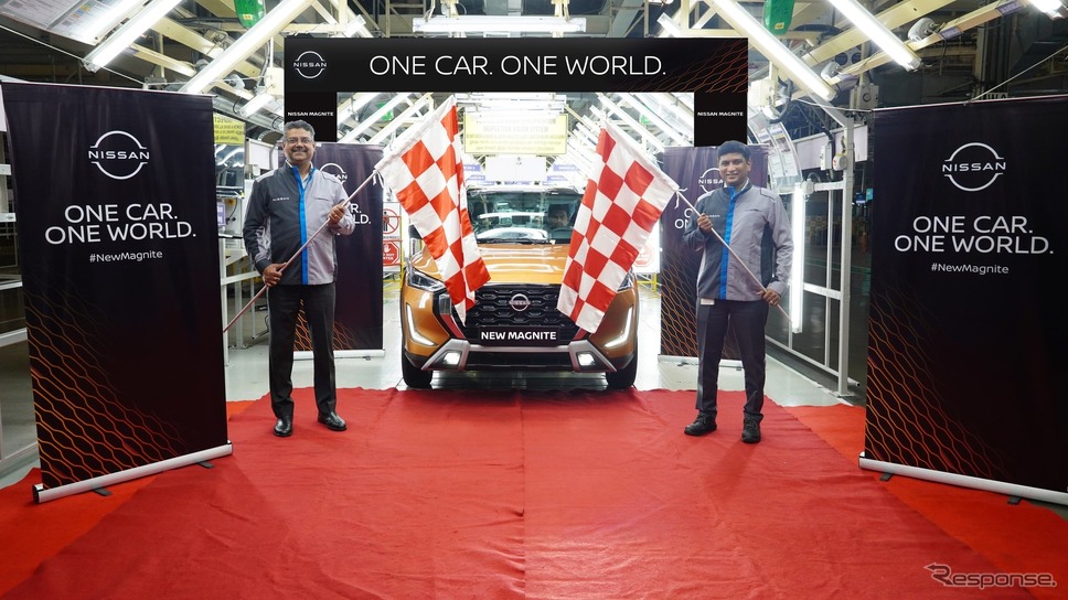 日産の小型SUV『マグナイト』の左ハンドル仕様の輸出開始《photo by Nissan》