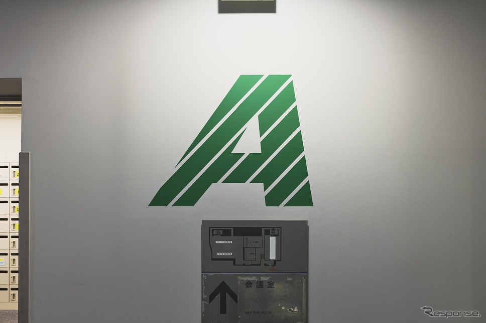 ホンダ青山ビル:ビル内サイン《写真提供 ホンダ》