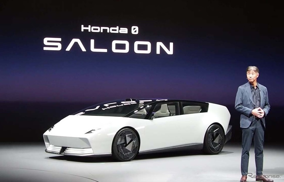 2026年の発売が発表されたホンダ ゼロシリーズ。写真は「サルーン」《写真撮影 会田肇》