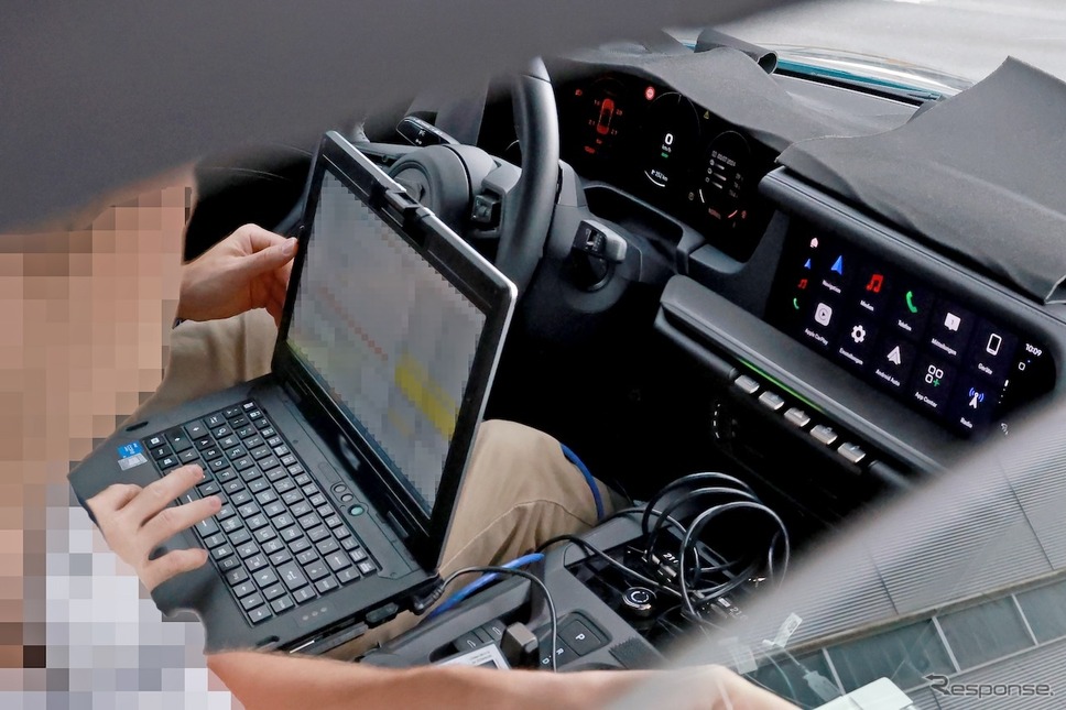 ポルシェ 718ケイマン EV 市販型プロトタイプ スクープ写真《APOLLO NEWS SERVICE》