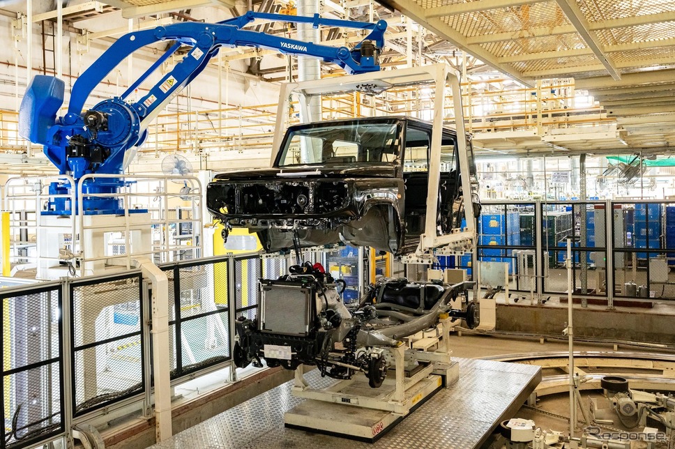 『ジムニーノマド』を生産するインドのマルチスズキ工場《photo by Maruti Suzuki》