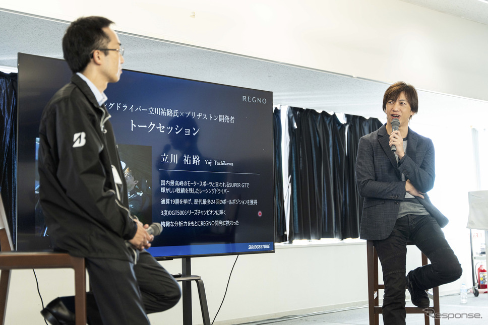 REGNO開発ドライバー 立川祐路氏《写真撮影 望月勇輝》