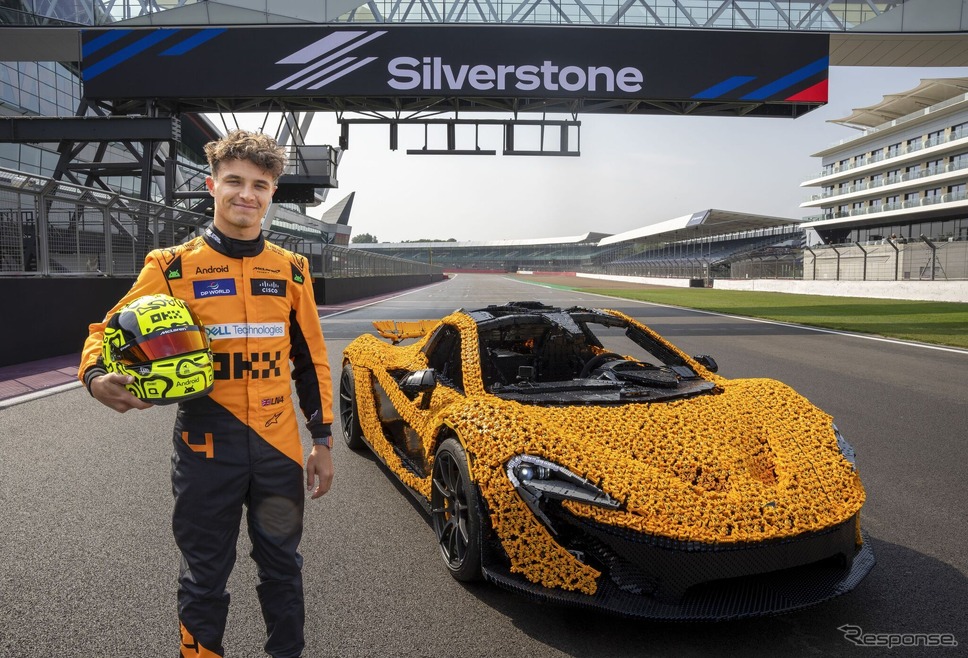 レゴテクニックで作られたマクラーレン『P1』の実物大モデル《photo by McLaren Automotive》
