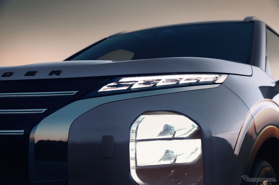 三菱アウトランダー改良新型(北米仕様)のティザー《photo by Mitsubishi Motors》