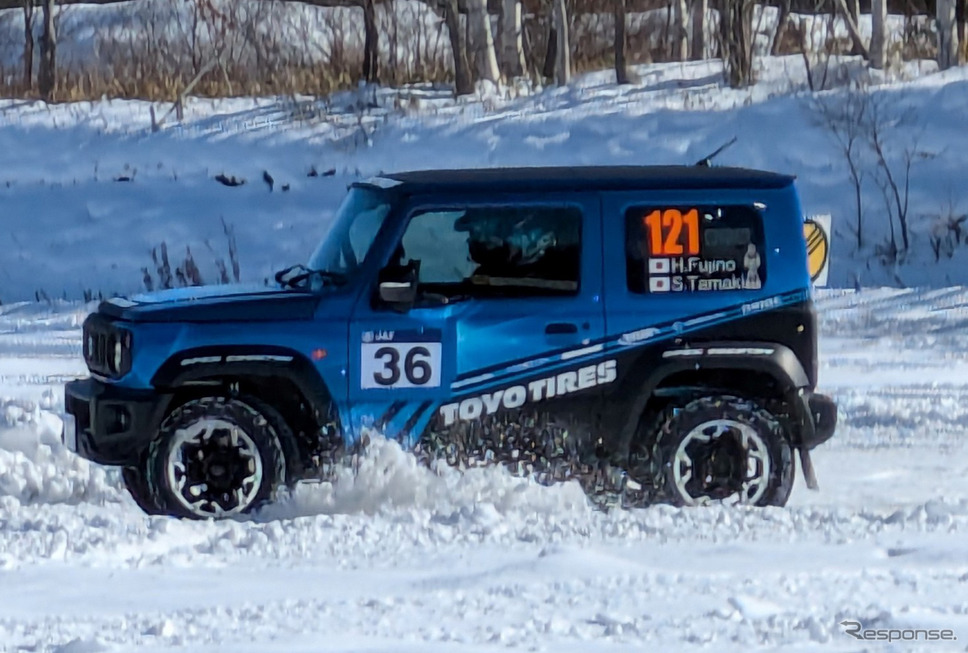 「WISTERIA with TOYO TIRES」:TEAM TOYO TIRES DRIFTの藤野秀之選手(ドライバー)と玉城詩菜選手(コ・ドライバー)が参戦《写真提供 トーヨータイヤ》