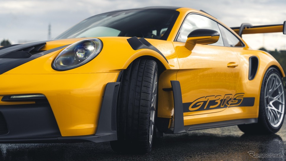 ポルシェとミシュランが『911 GT3 RS』用に低温・ウェット路面向け新タイヤ共同開発《photo by Porsche》