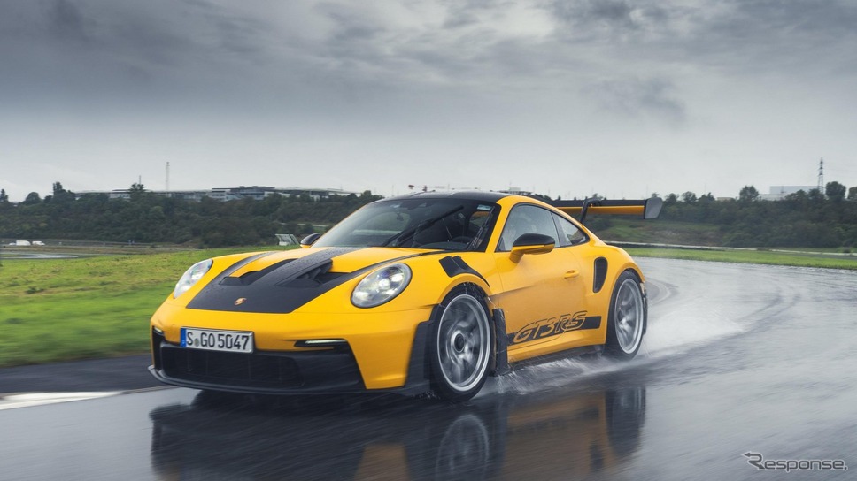 ポルシェとミシュランが『911 GT3 RS』用に低温・ウェット路面向け新タイヤ共同開発《photo by Porsche》
