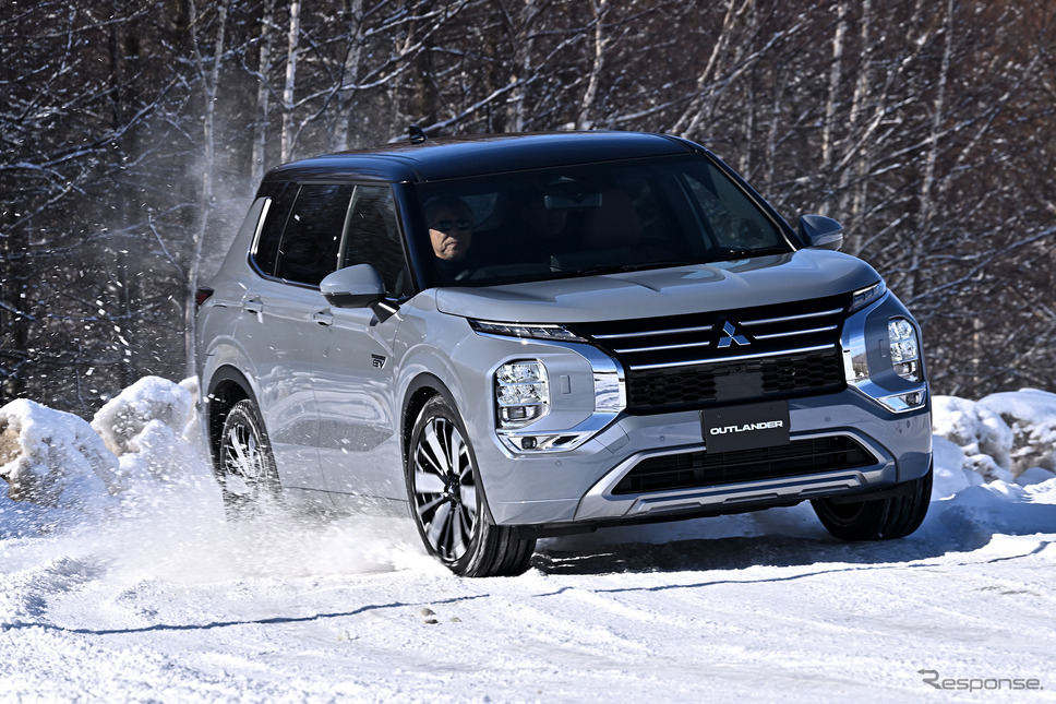 三菱 アウトランダーPHEV《写真撮影 雪岡直樹》