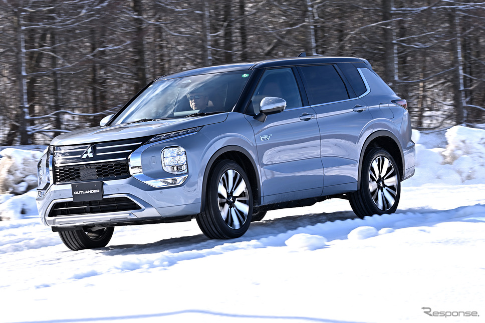 三菱 アウトランダーPHEV《写真撮影 雪岡直樹》