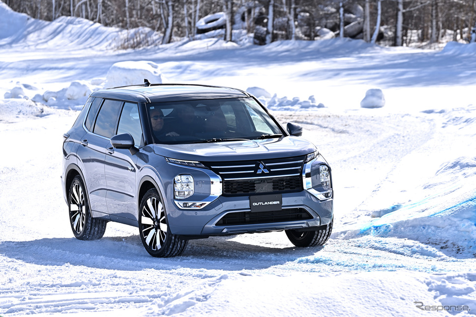 三菱 アウトランダーPHEV《写真撮影 雪岡直樹》