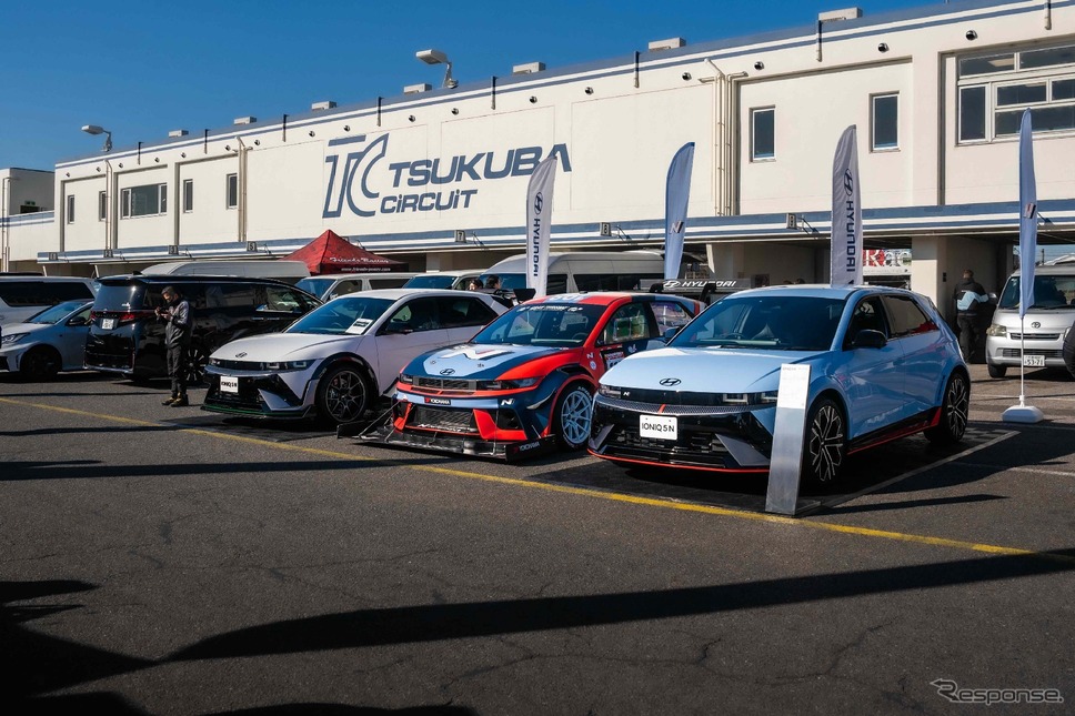 ヒョンデ『アイオニック5 N TA Spec』が筑波サーキットでEVの最速ラップタイムを記録《photo by Hyundai》
