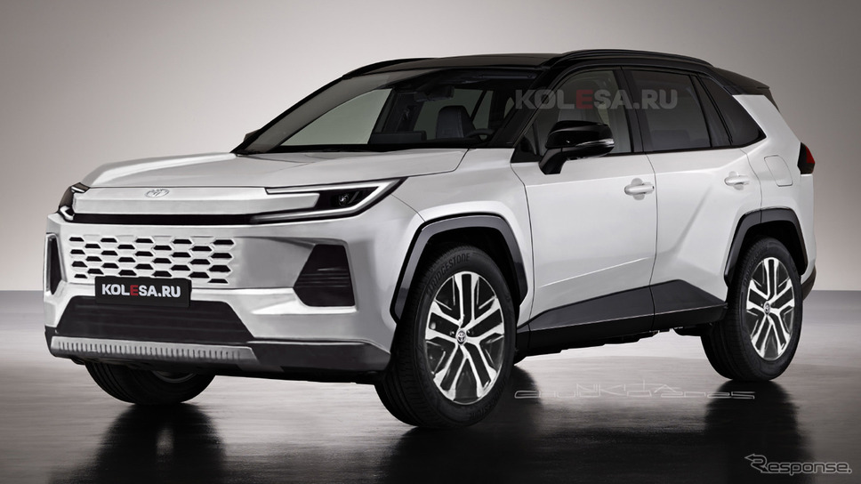 トヨタ RAV4 次期型の予想CG《Nikita Chuicko/KOLESA RU/APOLLO》