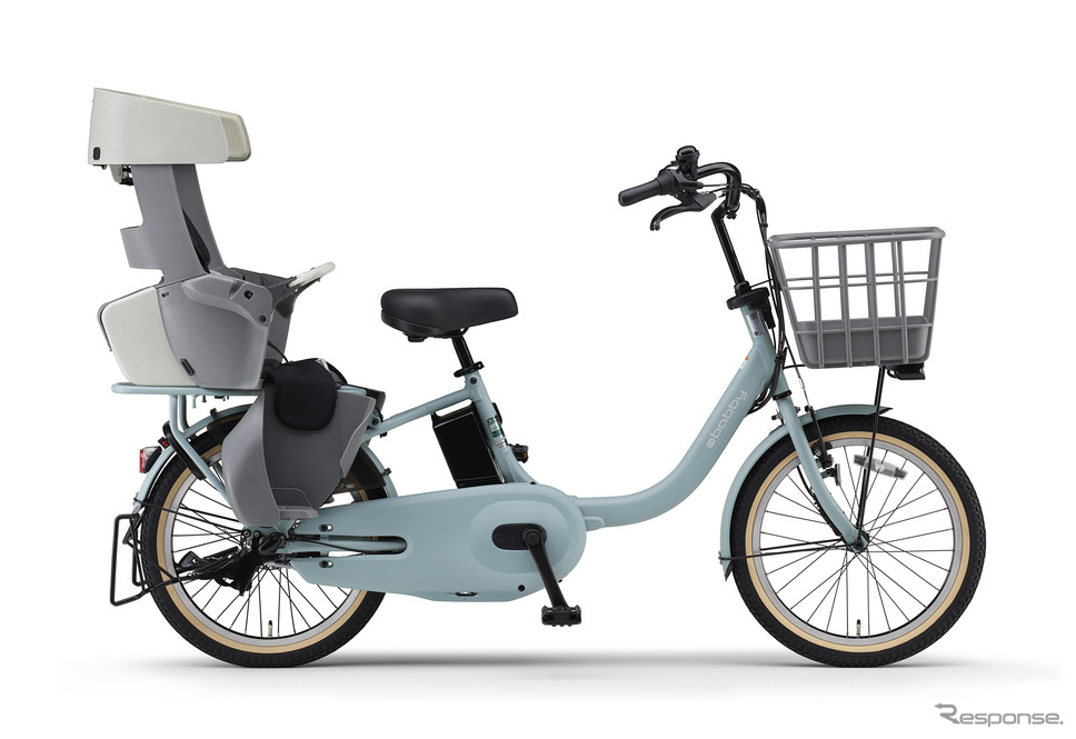 ヤマハ PAS babby(マットスモーキーブルー)《写真提供 ヤマハ発動機》