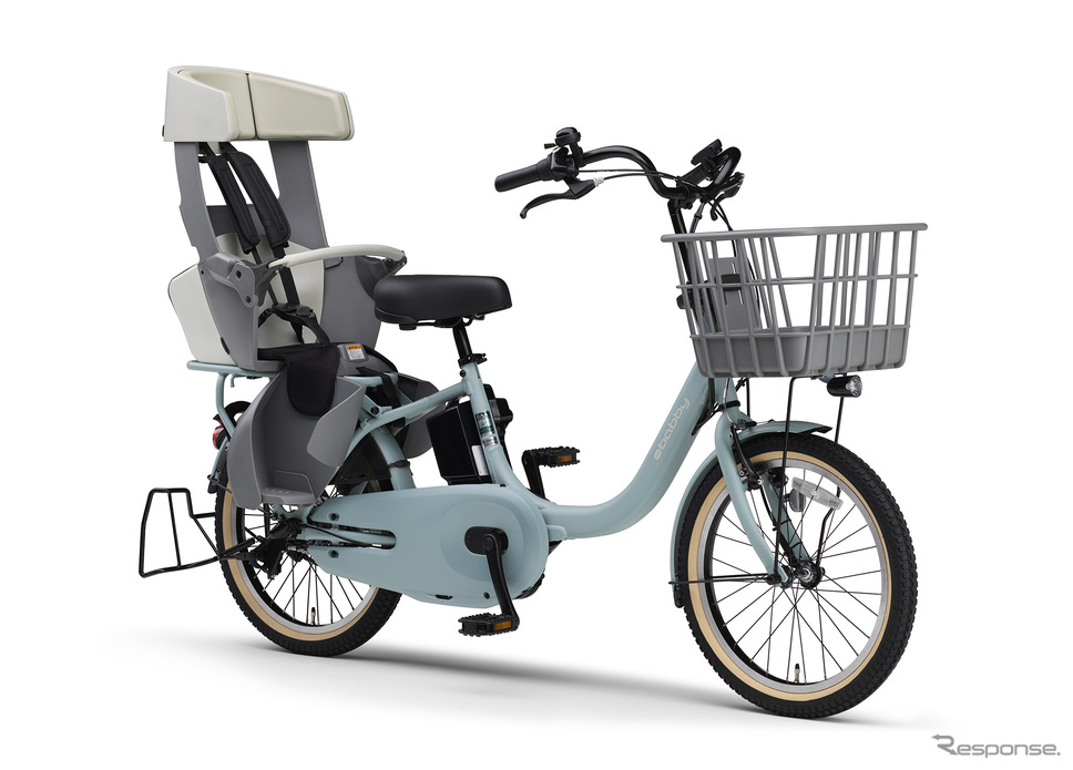 ヤマハ PAS babby(マットスモーキーブルー)《写真提供 ヤマハ発動機》