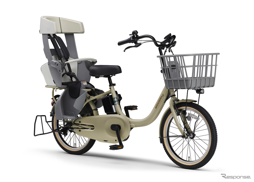ヤマハ PAS babby(マットカフェベージュ)《写真提供 ヤマハ発動機》