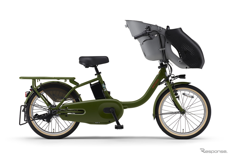 ヤマハ PAS kiss(マットカーキグリーン)《写真提供 ヤマハ発動機》