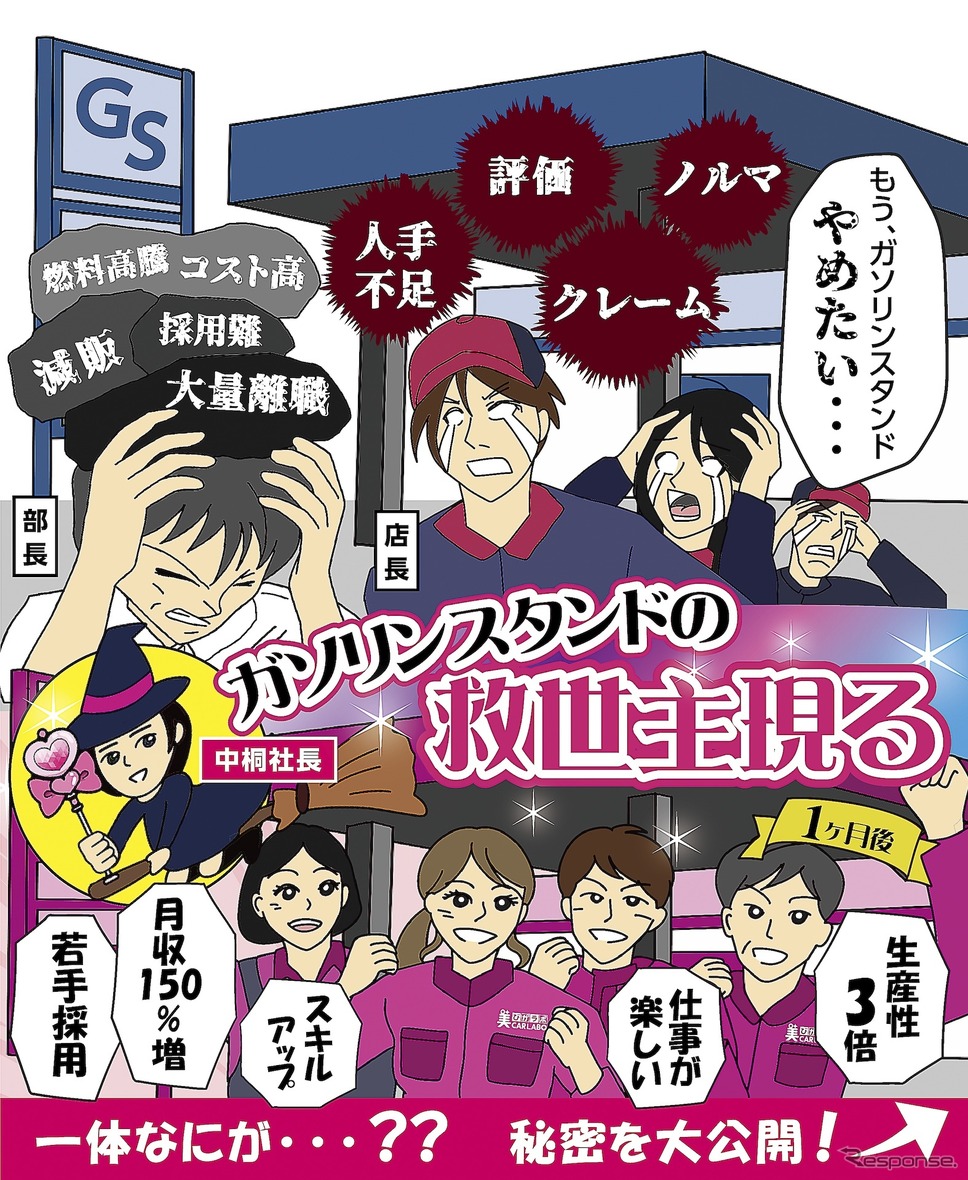 燃料収益がゼロでも生き残れるガソリンスタンド…中桐石油、IAAE 2025で「びかラボ」を訴求へ《写真提供 中桐石油》