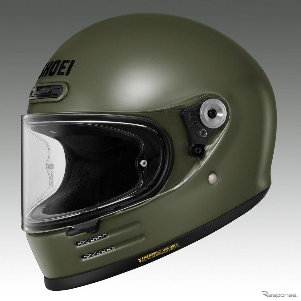 SHOEI Glamster モスグリーン《写真提供 SHOEI》