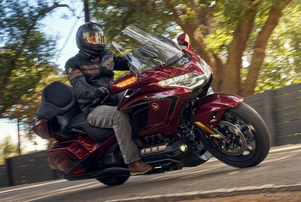 ホンダ ゴールドウィング ツアーの2025年モデル(米国仕様)《photo by Honda》