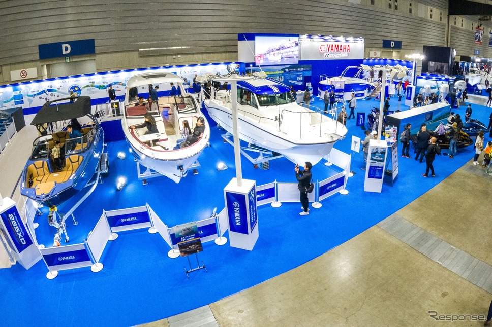 ジャパンインターナショナルボートショー2024のヤマハ発動機の展示《写真提供 ヤマハ発動機》