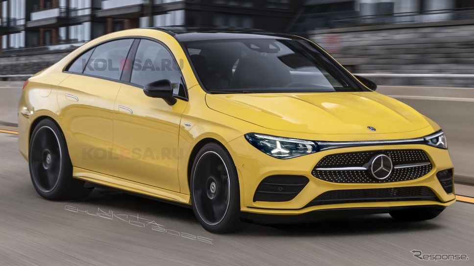 メルセデスベンツ CLA 次期型の予想CGNikita Chuicko/KOLESA RU/APOLLO NEWS SERVICE
