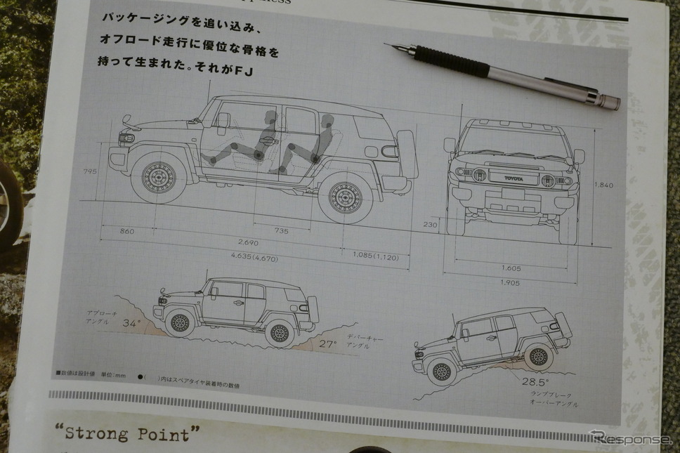 トヨタ FJクルーザー 当時のカタログ《カタログ写真撮影 島崎七生人》