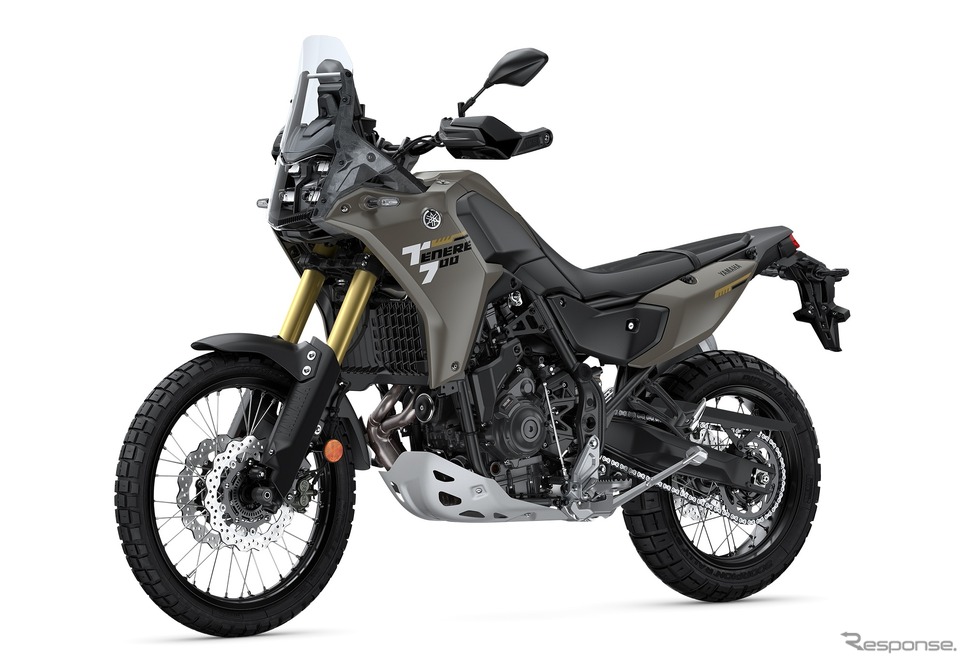 ヤマハ テネレ700 ABS 2025年モデル(マットイエローイッシュグレーメタリック2)《写真提供 ヤマハ発動機》