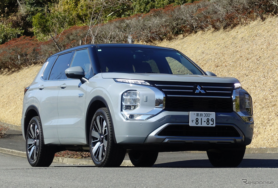 三菱 アウトランダーPHEV《写真撮影 中村孝仁》