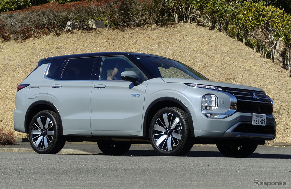 三菱 アウトランダーPHEV《写真撮影 中村孝仁》