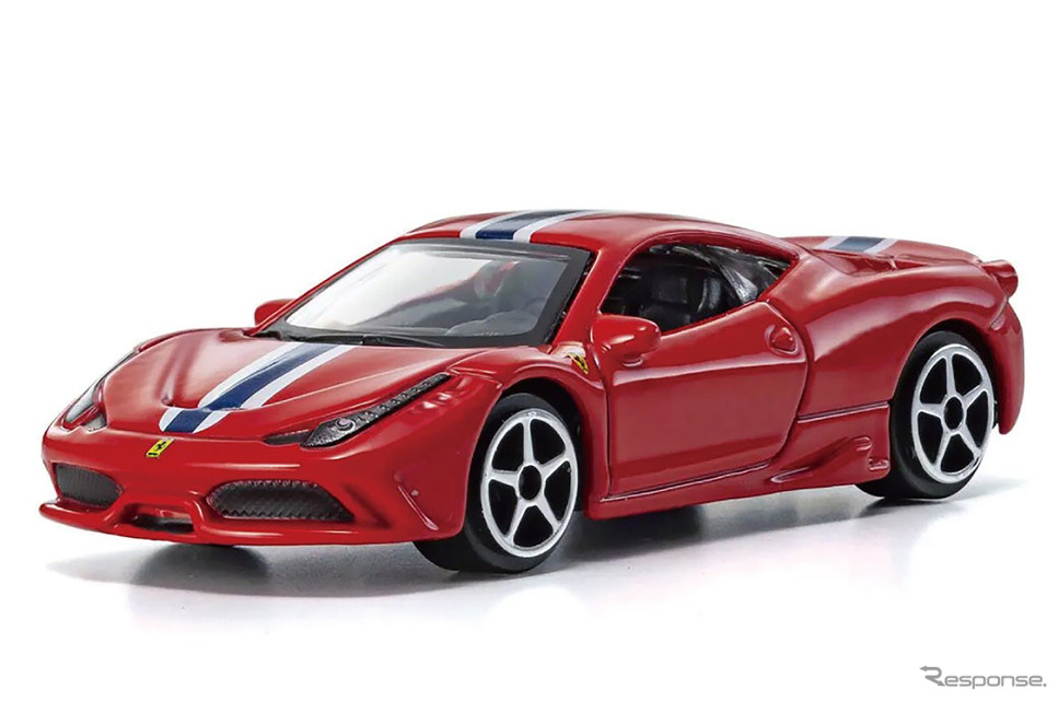 フェラーリ『458スペチアーレ』の1/64スケールミニカー《写真提供 フェイス》