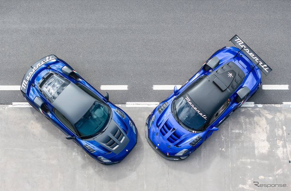 マセラティ『GT2ストラダーレ』とGT2レースカー《photo by maserati》