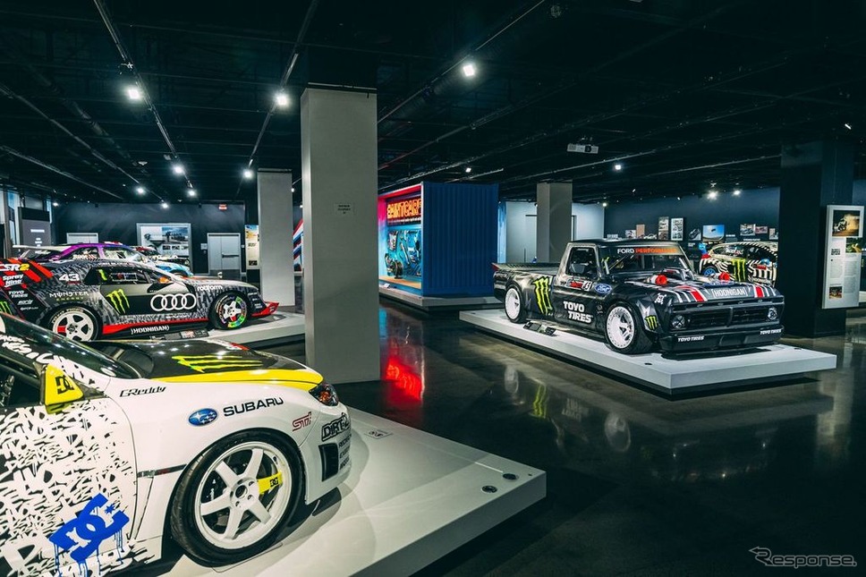 ピーターセン自動車博物館の故ケン・ブロック氏の生涯と功績を称える特別展「ピープルズ・チャンプ:ケン・ブロックのインパクト」《photo by Petersen Automotive Museum》