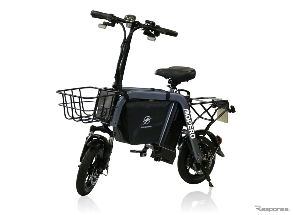SWALLOWの新型電動モペッド「MOPERO mini cargo(モペロミニカーゴ)」《写真提供 SWALLOW》