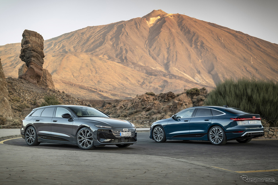 アウディ A6スポーツバックe-tronとA6アバントe-tron(参考画像)《photo by Audi》