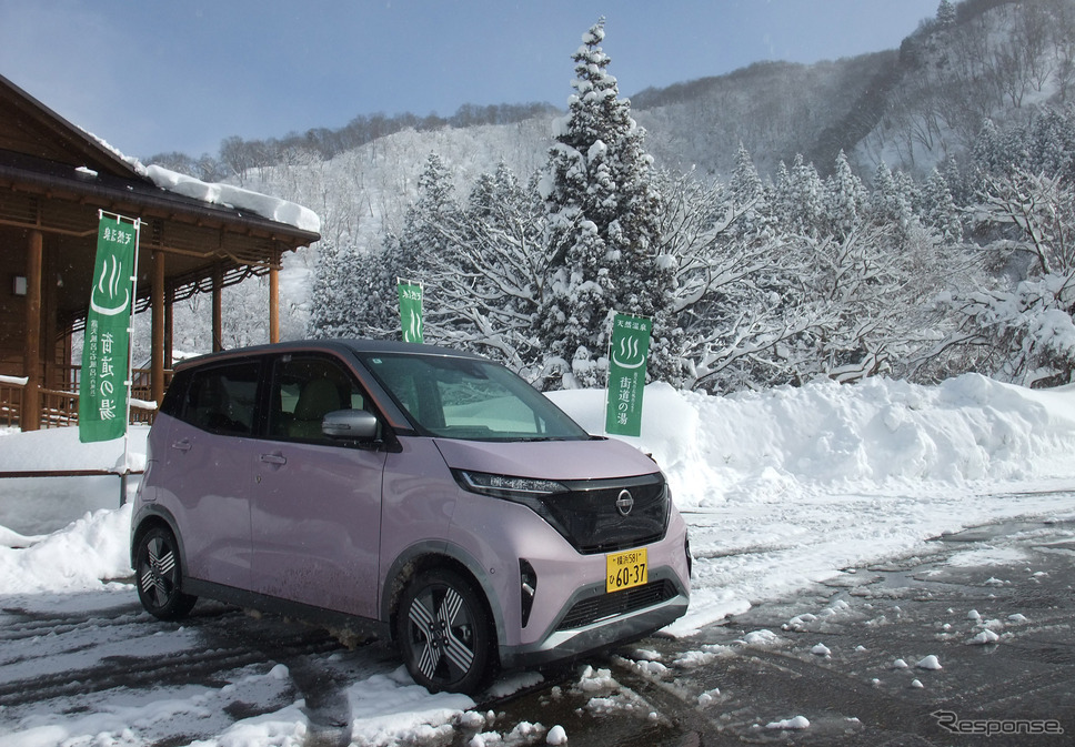 日産 サクラ。新潟の神立高原付近にて。《写真撮影 井元康一郎》