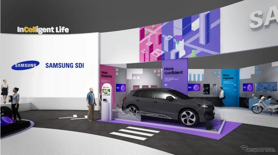 サムスンSDIの「InterBattery 2025」ブースイメージ《photo by SAMSUNG SDI》