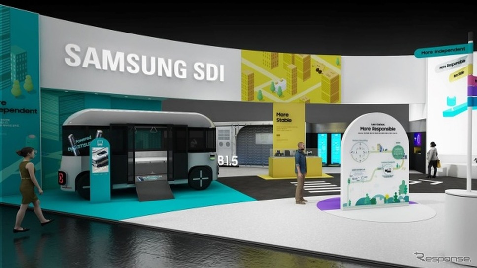 サムスンSDIの「InterBattery 2025」ブースイメージ《photo by SAMSUNG SDI》