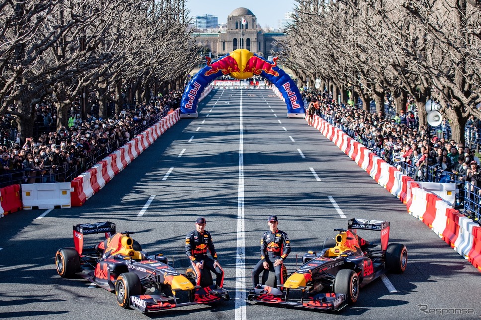 2019年に明治神宮外苑で開催されたレッドブル・ショーラン《画像提供 レッドブル・ジャパン》