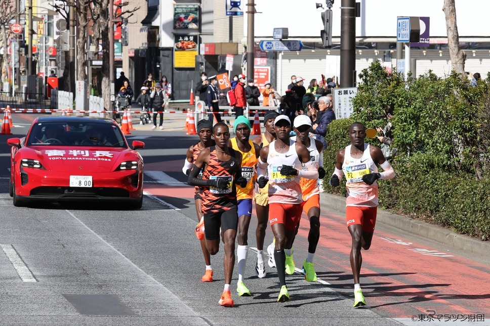 東京マラソン2024《写真提供 ポルシェジャパン》