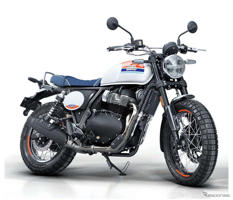 ロイヤルエンフィールド『ベア650』ボードウォーク・ホワイト(Boardwalk White )《写真提供 ピーシーアイ》